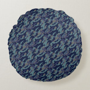 Modern Abstract Texture design Round Cushion