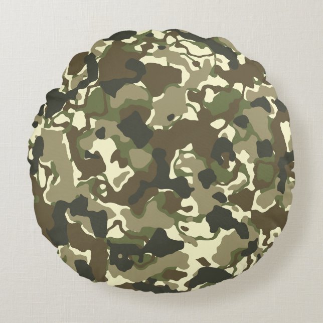 Modern Abstract Texture design Round Cushion (Front)