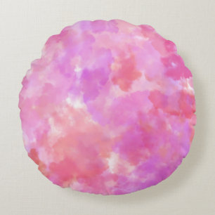 Modern Abstract Texture design Round Cushion