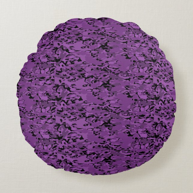 Modern Abstract Texture design Round Cushion (Front)