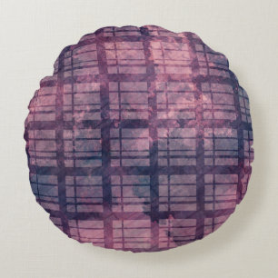 Modern Abstract Texture design Round Cushion