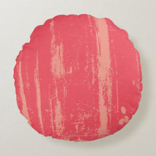 Modern Abstract Texture design Round Cushion