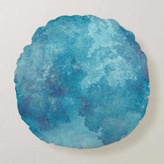 Modern Abstract Texture design Round Cushion (Front)