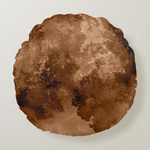 Modern Abstract Texture design Round Cushion