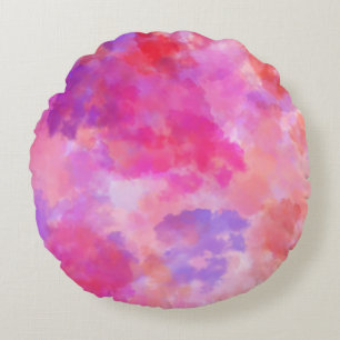 Modern Abstract Texture design Round Cushion
