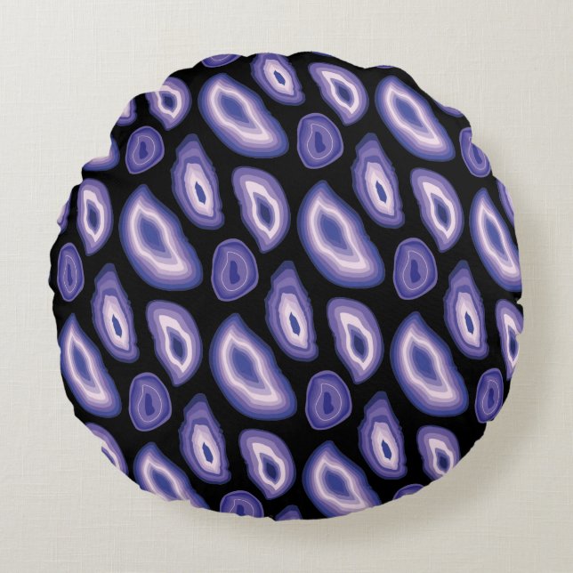 Modern Abstract Texture design Round Cushion (Front)