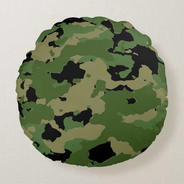 Modern Abstract Texture design Round Cushion (Front)