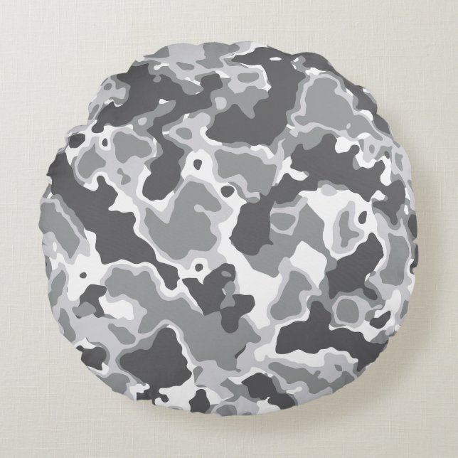 Modern Abstract Texture design Round Cushion (Front)