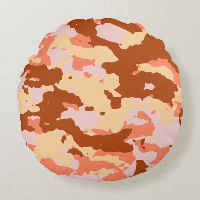 Modern Abstract Texture design Round Cushion (Front)