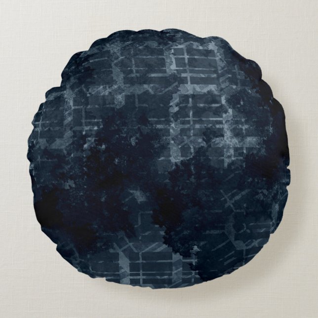 Modern Abstract Texture design Round Cushion (Front)