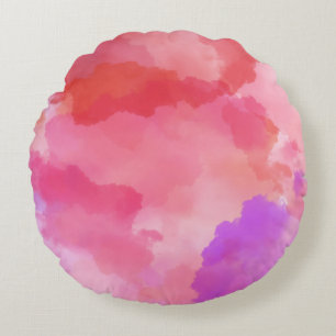 Modern Abstract Texture design Round Cushion