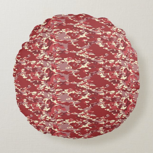 Modern Abstract Texture design Round Cushion (Front)