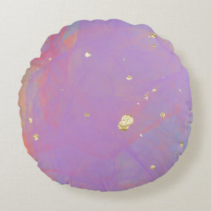 Modern Abstract Texture design Round Cushion