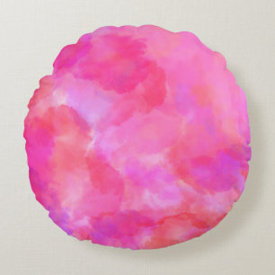 Modern Abstract Texture design Round Cushion