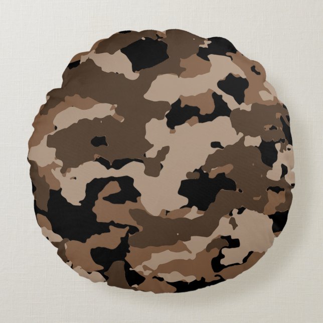 Modern Abstract Texture design Round Cushion (Front)