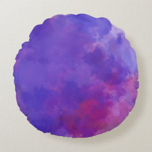 Modern Abstract Texture design Round Cushion
