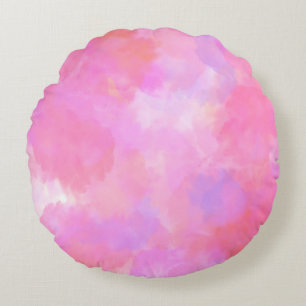 Modern Abstract Texture design Round Cushion