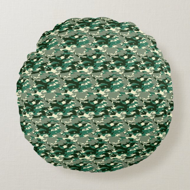 Modern Abstract Texture design Round Cushion (Front)