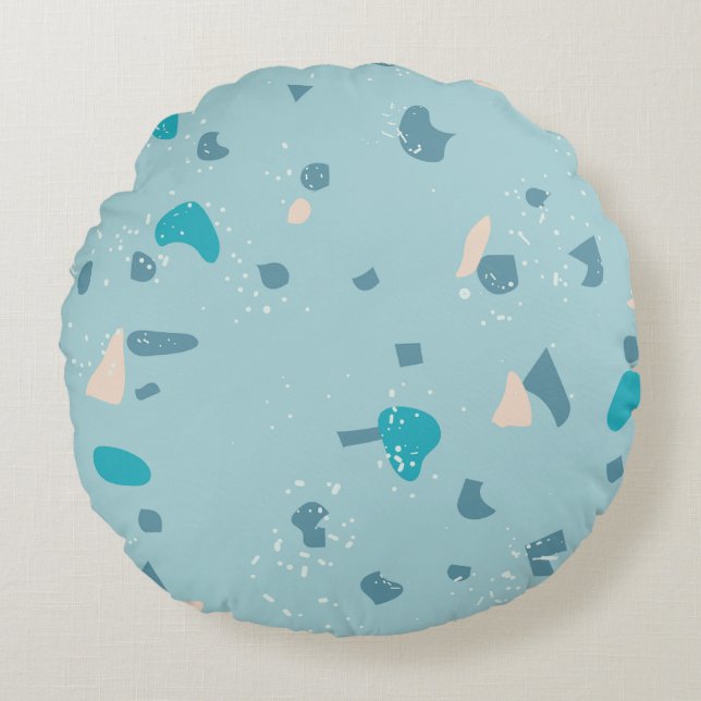 Modern Abstract Texture design Round Cushion (Front)