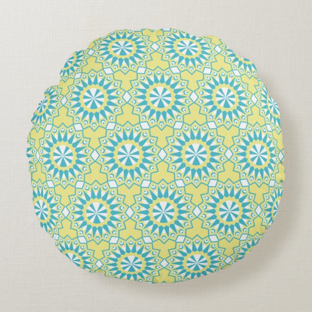 Modern Abstract Texture design Round Cushion (Front)