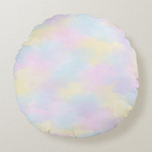 Modern Abstract Texture design Round Cushion