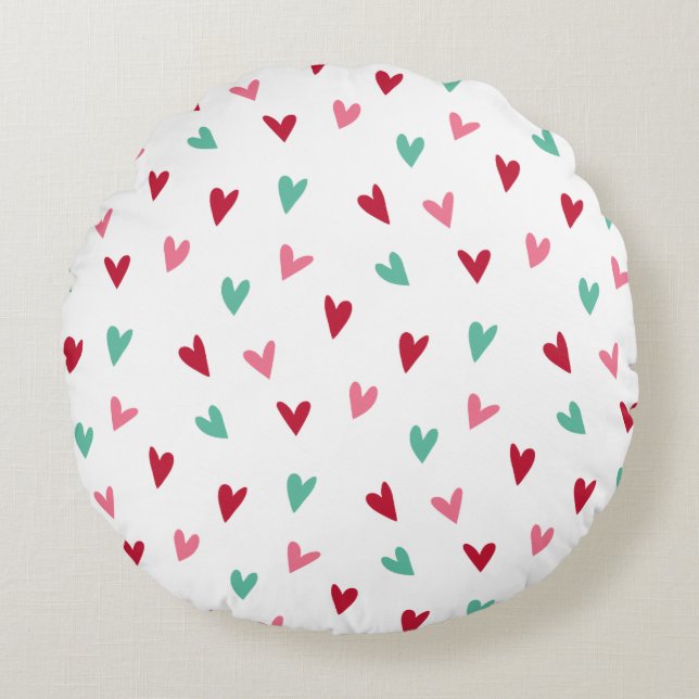 Modern Abstract Texture Round Cushion (Front)