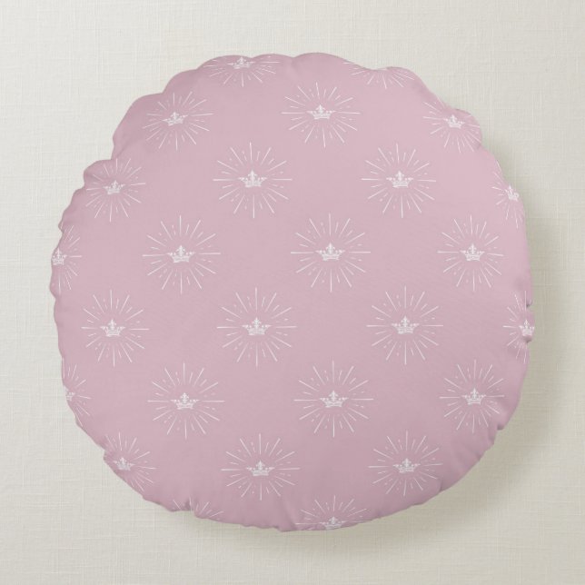 Modern Abstract Texture Round Cushion (Front)