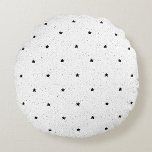 Modern Abstract Texture Round Cushion