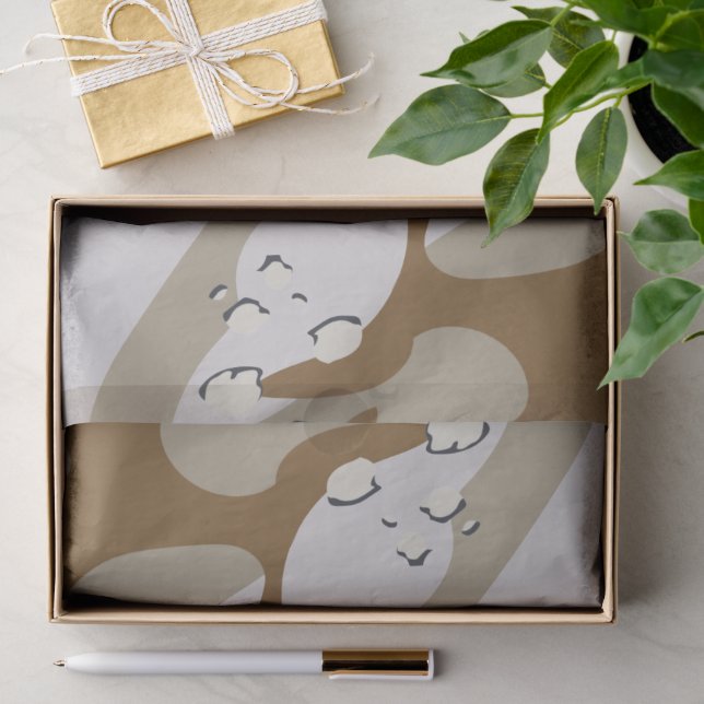 Modern Abstract Texture Tissue Paper (Gift)