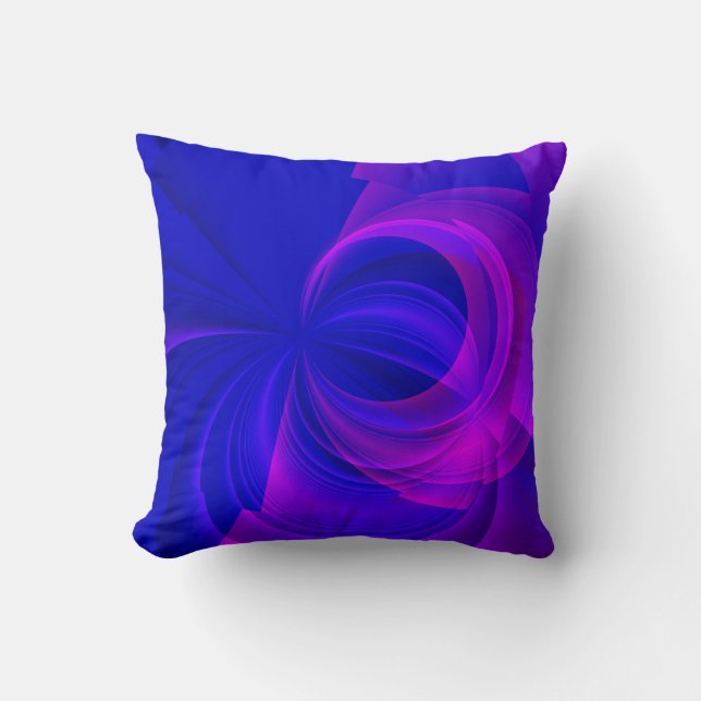 Modern Abstract Throw Pillow (Front)
