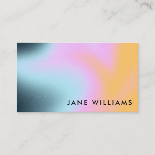 Modern Abstract Trendy Ombre Gradient Business Card