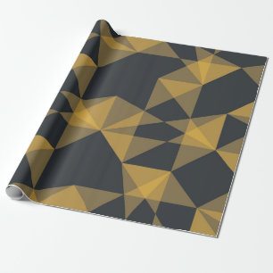 Modern, abstract, urban geometric triangle pattern wrapping paper
