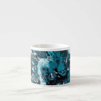 Modern abstract vawes cup
