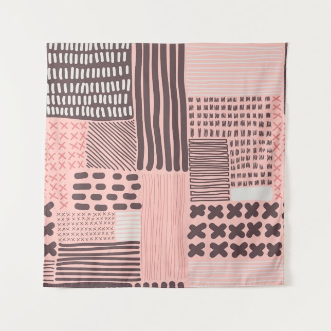 Modern abstract: vintage seamless texture. tapestry (Front)