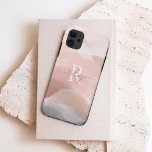 Modern Abstract Watercolor Custom Name Monogram iPhone 11 Case<br><div class="desc">Add a stylish look to your phone with our modern & stylish abstract watercolor design with a simple personalised name & monogram. Original artwork by Moodthology Papery.</div>