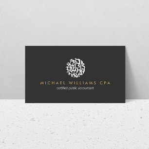 Modern Accountant, Accounting Business Card