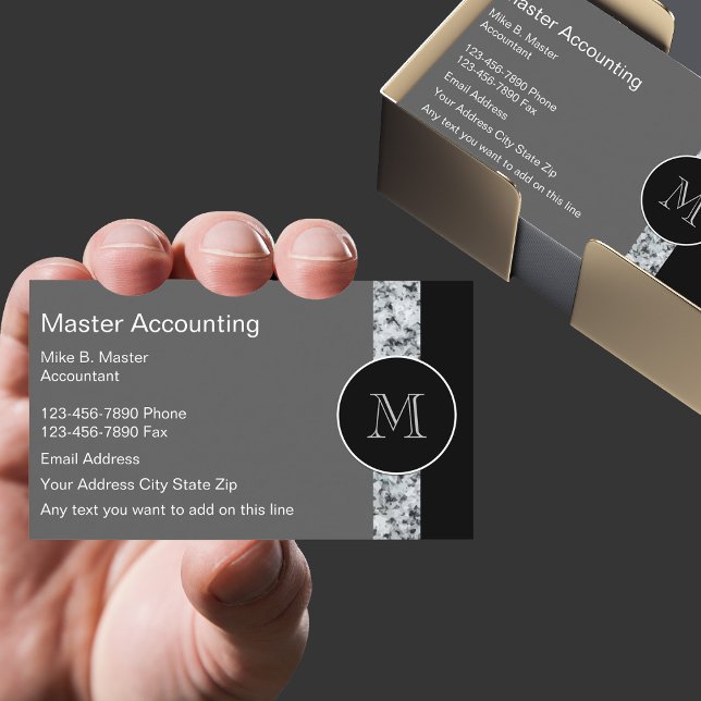 Modern Accountant Business Cards (Creator Uploaded)