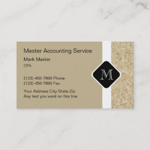 Modern Accountant Businesscards Business Card
