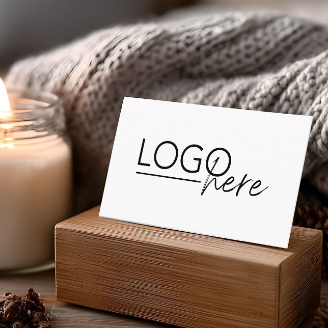 Modern Add Your Logo QR Code Professional Business Card (Modern Add Your Logo QR Code Professional Business Card)