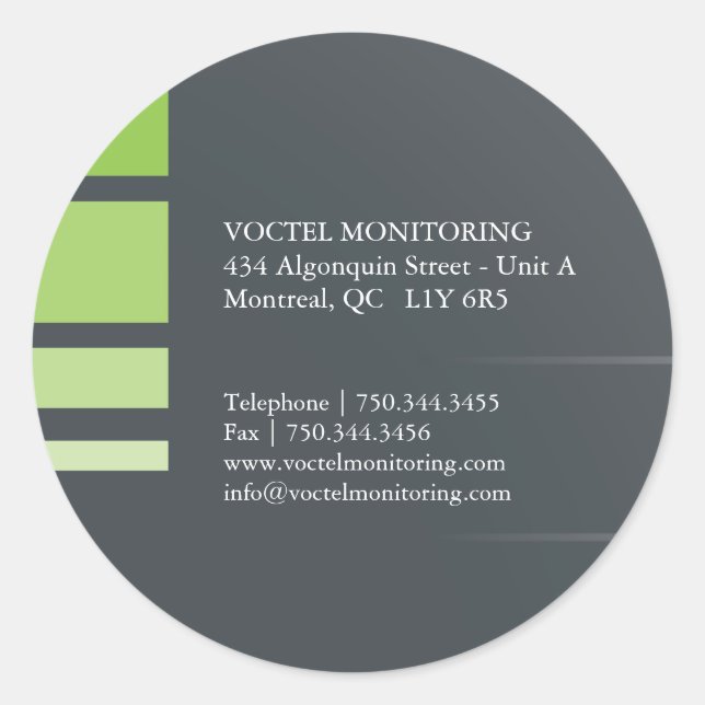 Modern Address Labels (Front)