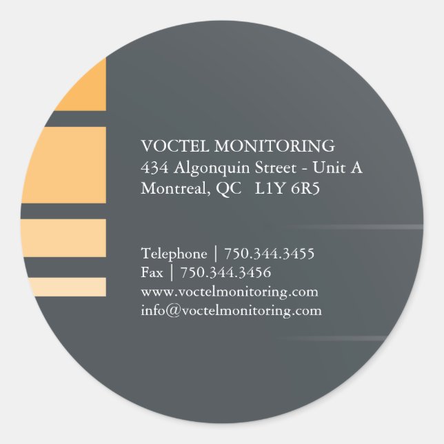 Modern Address Labels (Front)