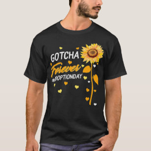 Modern Adoption Day Announcement Gotcha Forever Ad T-Shirt