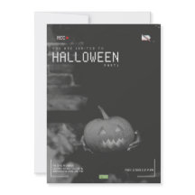 Modern Adult Halloween Party Invitation