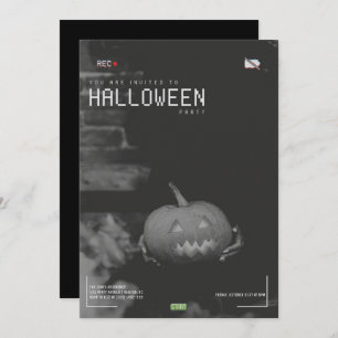 Modern Adult Halloween Party Invitation