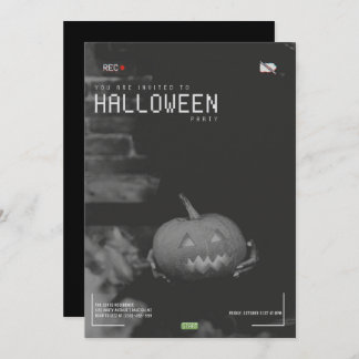 Modern Adult Halloween Party Invitation