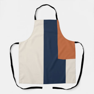 Modern Aesthetic Abstract Colour Block Apron