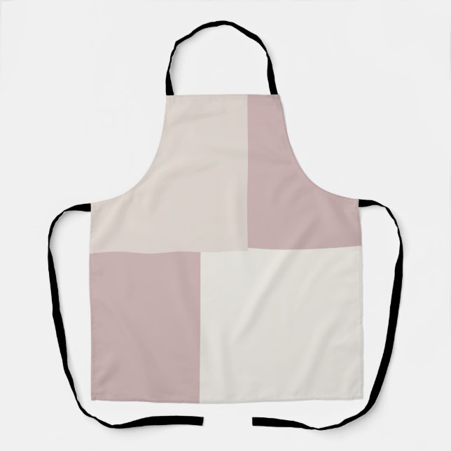 Modern Aesthetic Abstract Colour Block Apron (Front)
