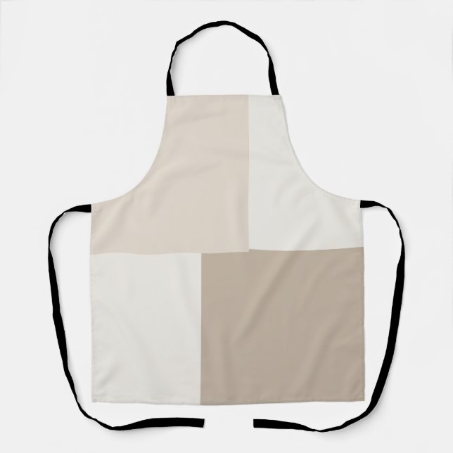 Modern Aesthetic Abstract Colour Block Apron (Front)