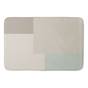 Modern Aesthetic Abstract Colour Block Bath Mat