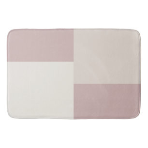 Modern Aesthetic Abstract Colour Block Bath Mat